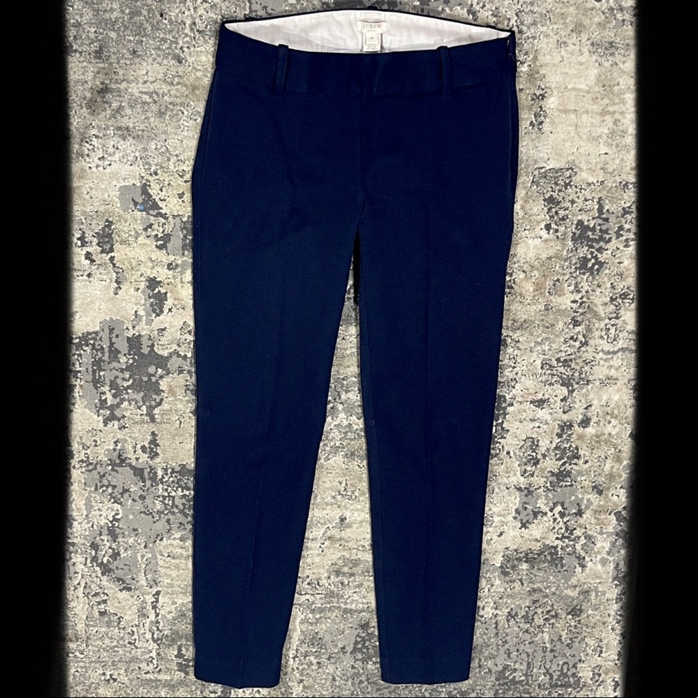 JCrew Winnie Navy Dress Pants Sz 00 Ankle